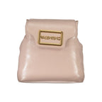 Mario Valentino Rosa Polyurethane Women's Backpack with Adjustable Straps