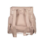 Mario Valentino Rosa Polyurethane Women's Backpack with Adjustable Straps