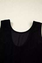 YSONA Corduroy Patch Pocket Sleeveless Mini Dress — alternate view | Women's Dress | Shop YSONA