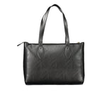 Mario Valentino Black Polyurethane Women's Bag
