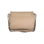 BYBLOS Beige Polyurethane Women's Shoulder Bag