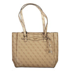 Guess Jeans Beige Polyurethane Women Handbag