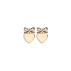 Self-Portrait Gold Brass Earrings