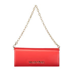 Mario Valentino Rosso Polyurethane Women's Shoulder Bag