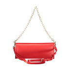 Mario Valentino Rosso Polyurethane Women's Shoulder Bag