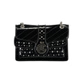 Gaelle Paris Black Polyurethane Women's Bag
