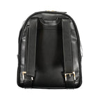 Mario Valentino Black Polyurethane Women's Backpack