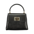Furla Nero Leather Women Handbag