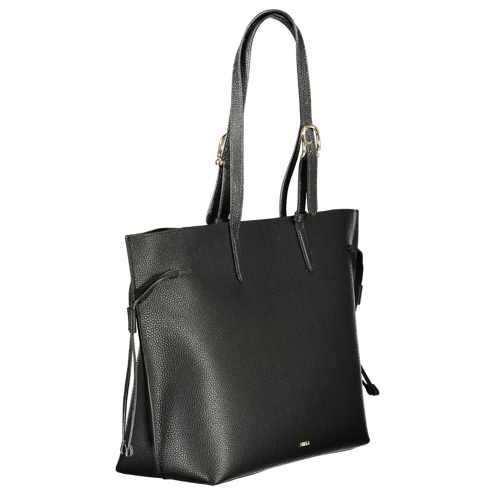 Furla Nero Pelle Women Handbag
