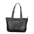 Mario Valentino Black Polyurethane Women's Bag for Sophisticated Accessorizing
