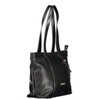 Mario Valentino Black Polyurethane Women's Bag for Sophisticated Accessorizing