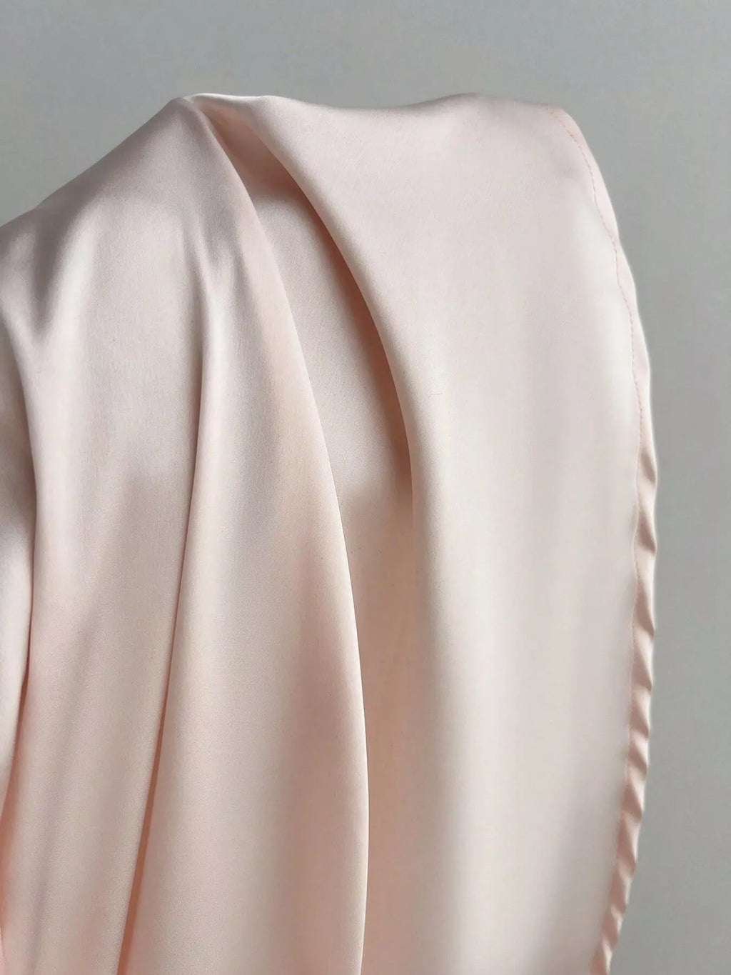YSONA Satin Backless Halter Neck Dress — close-up view | Women's Dress | Shop YSONA
