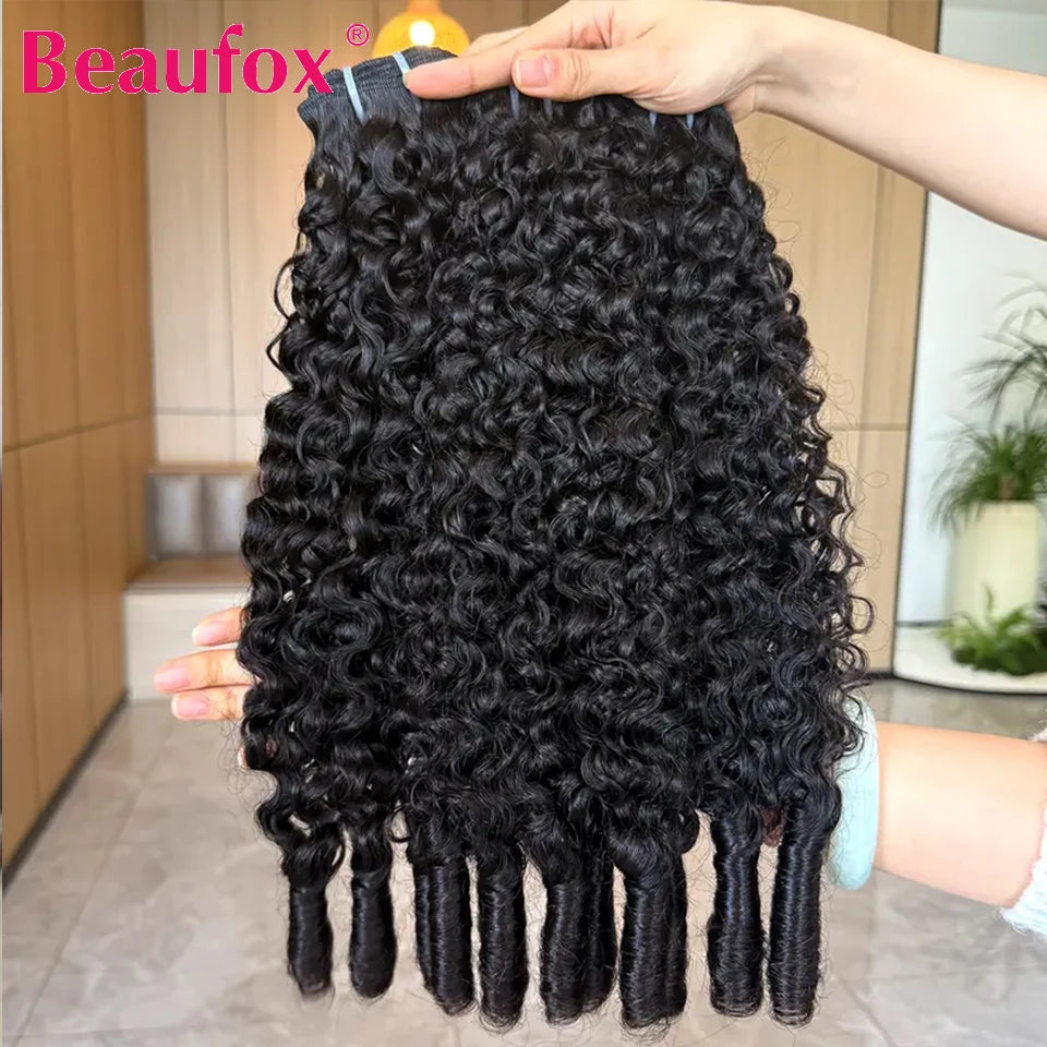 Burmese Curly Hair Bundles – Pixie Curly Water Wave Virgin Human Hair Weave