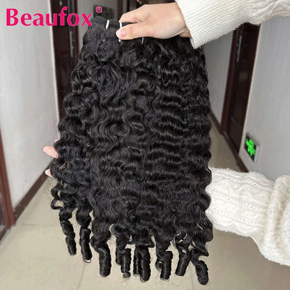 Burmese Curly Hair Bundles – Pixie Curly Water Wave Virgin Human Hair Weave