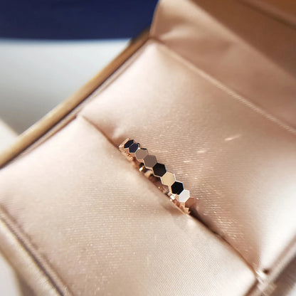CAOSHI Fashion Simple Design Women Rings For Wedding Low-key Rose Gold Color/Silver Color Female Engagement Finger-ring Jewelry