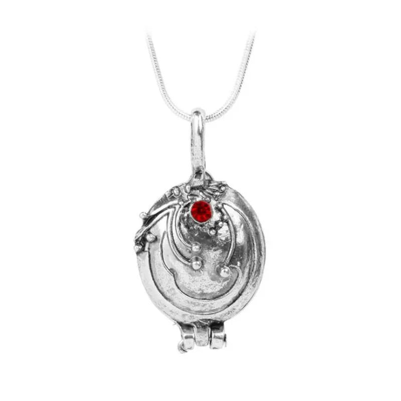 The Vampire Diaries Necklace Elena Gilbert Necklaces for Women Movie Jewelry Charm Katherine Klaus Forbes Blue Stone Choker