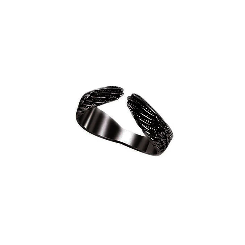 Retro Peacock Frog Ring Men Women Fashion Alloy Rings Animal Wings Hip Hop Rock Jewelry Gift Resizable Wholesale