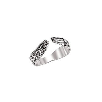 Retro Peacock Frog Ring Men Women Fashion Alloy Rings Animal Wings Hip Hop Rock Jewelry Gift Resizable Wholesale