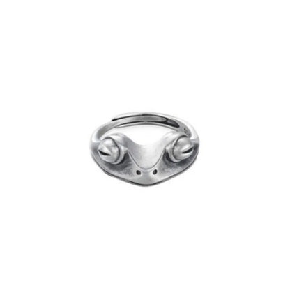 Retro Peacock Frog Ring Men Women Fashion Alloy Rings Animal Wings Hip Hop Rock Jewelry Gift Resizable Wholesale