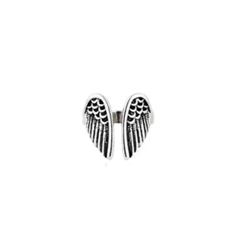 Retro Peacock Frog Ring Men Women Fashion Alloy Rings Animal Wings Hip Hop Rock Jewelry Gift Resizable Wholesale