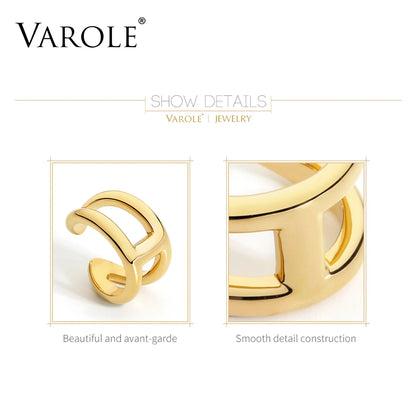 VAROLE Punk Ring Minimalist Midi Finger Rings For Women Fashion Jewelry Gifts Bagues Anillos Mujer Aneis Feminino