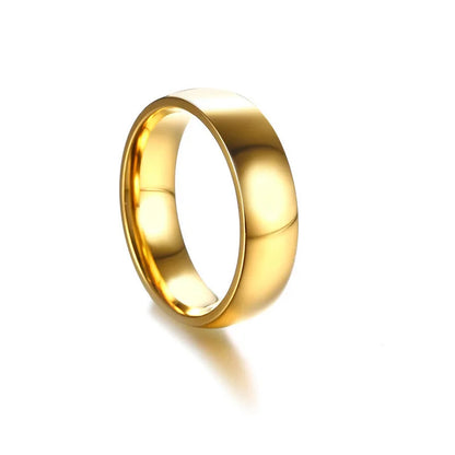 Simple Couple Wedding Band Rings for Women Men Customized Record Name Date Lovers Anniversary Gift Jewelry