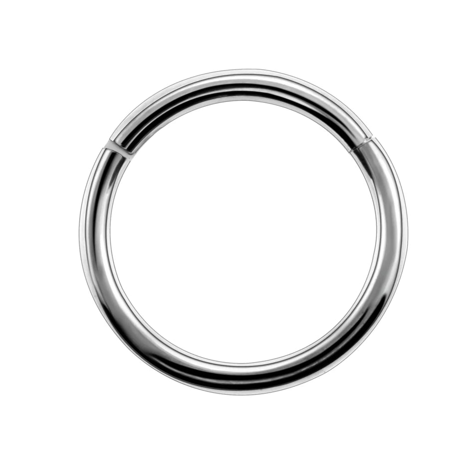 1PC G23 Titanium Hinged Segment Nose Ring 16g&14g Nipple Clicker Ear Cartilage Tragus Helix Lip Piercing Unisex Fashion Jewelry