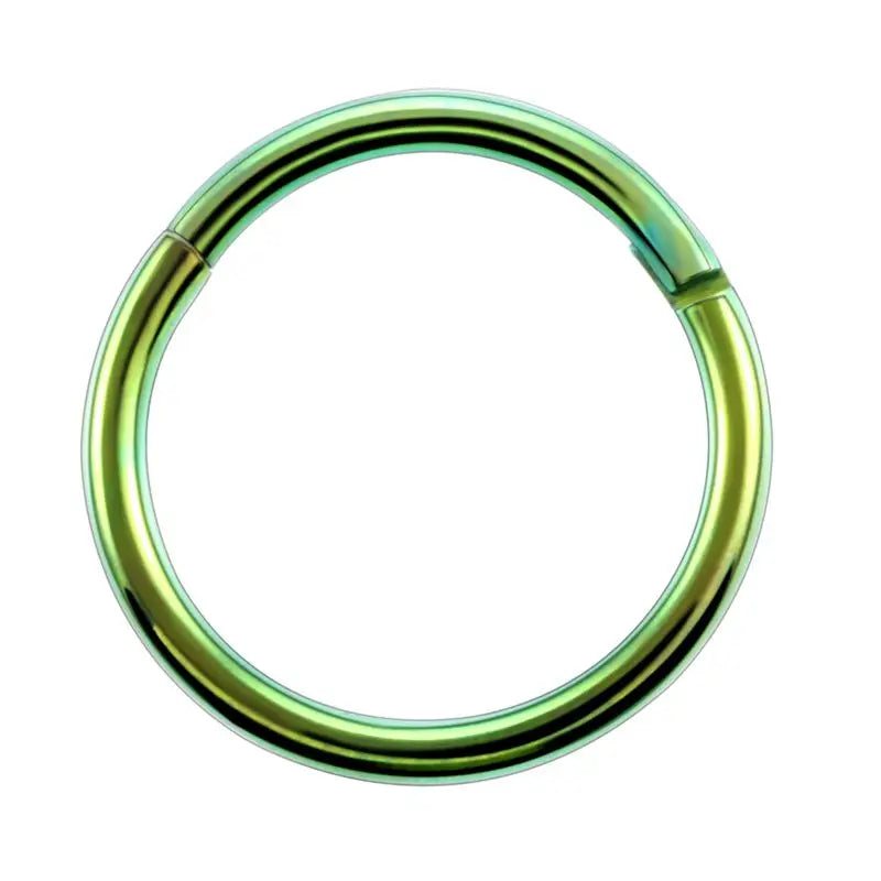 1PC G23 Titanium Hinged Segment Nose Ring 16g&14g Nipple Clicker Ear Cartilage Tragus Helix Lip Piercing Unisex Fashion Jewelry