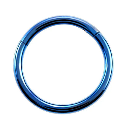 1PC G23 Titanium Hinged Segment Nose Ring 16g&14g Nipple Clicker Ear Cartilage Tragus Helix Lip Piercing Unisex Fashion Jewelry