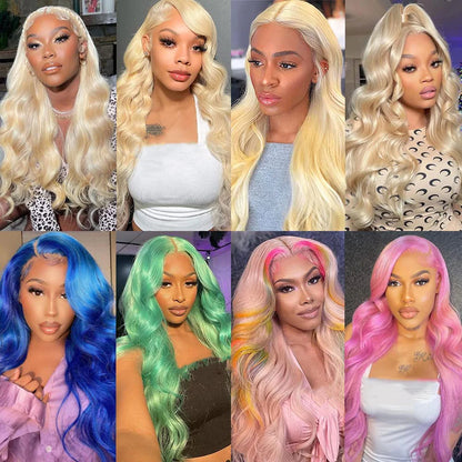 613 Honey Blonde Body Wave HD Lace Front Wig – Pre-Plucked 13x4 & 13x6