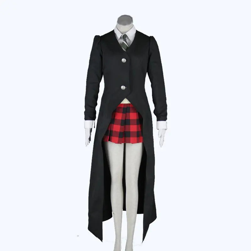 Maka Albarn Cosplay Anime Soul Eater Costume Adult Women Skirt Gloves Uniform Suit Halloween Party Role Play Outfit Maka Cos wig