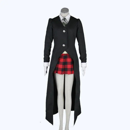 Maka Albarn Cosplay Anime Soul Eater Costume Adult Women Skirt Gloves Uniform Suit Halloween Party Role Play Outfit Maka Cos wig