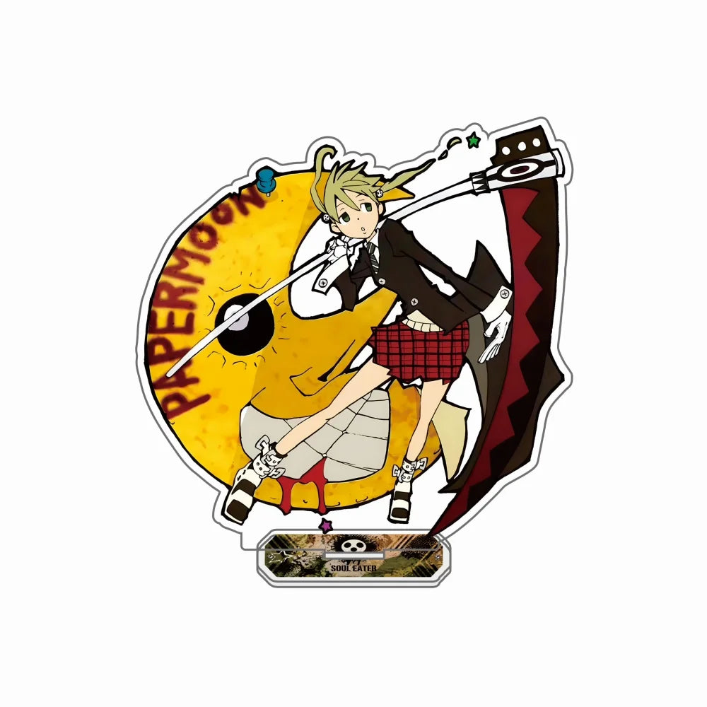 Soul Eater 15cm Acrylic Standee Anime Figure keyring Death the Kid Maka Albarn Black Star Tsubaki Desk Ornament Gift