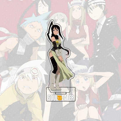 Anime“Soul Eater”Acrylic Character Tsugumi Harudori, Kid Standing Model Stand Exquisite Desktop Decoration Halloween Gift 15CM