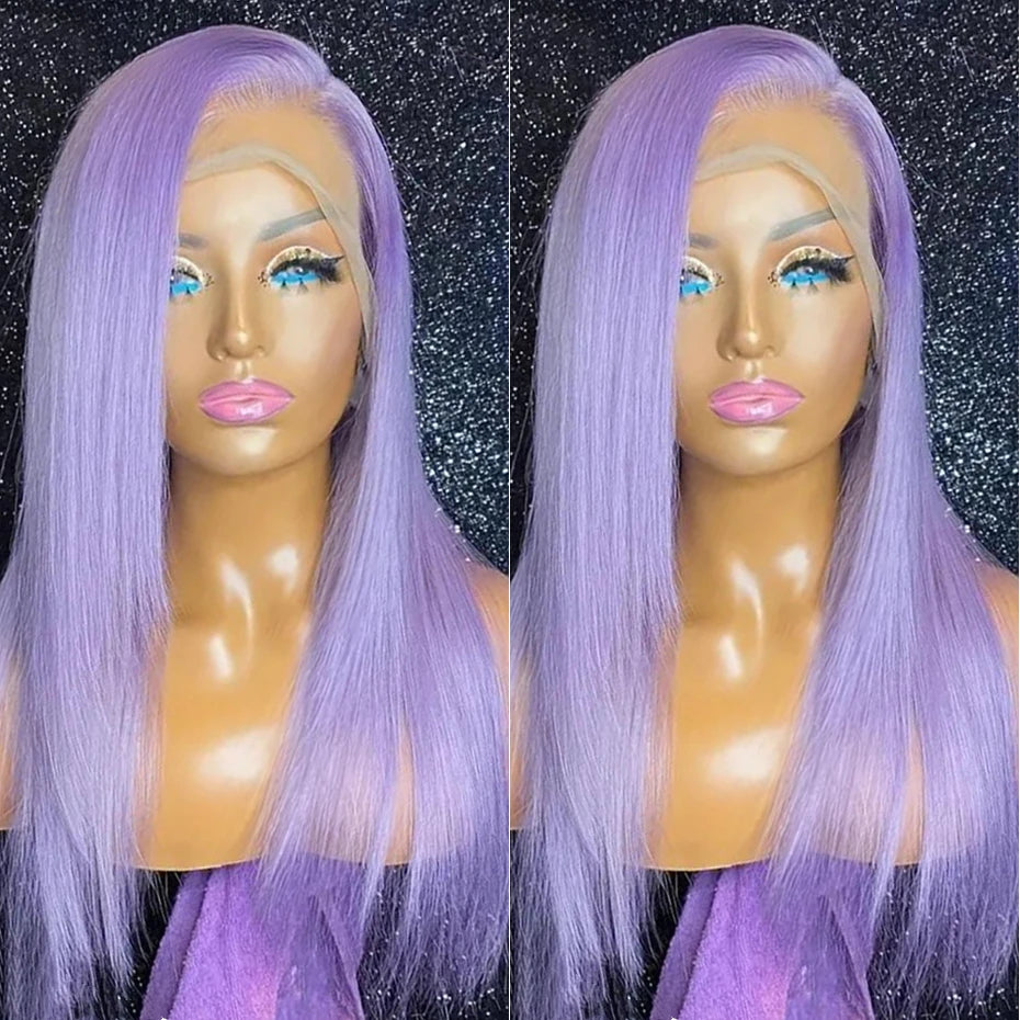 Teal Blue, Pink, Purple & Mint Green 13x6 Lace Front Colored Wig – Body Wave Pre-Plucked