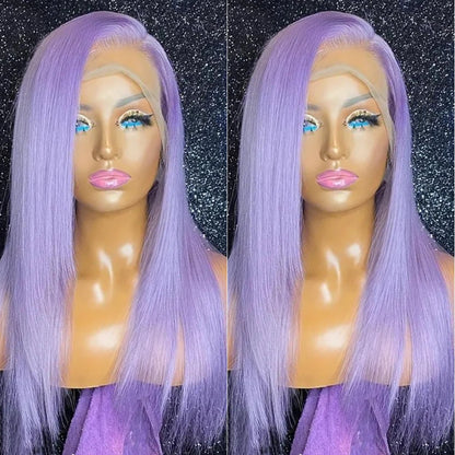 Teal Blue, Pink, Purple & Mint Green 13x6 Lace Front Colored Wig – Body Wave Pre-Plucked