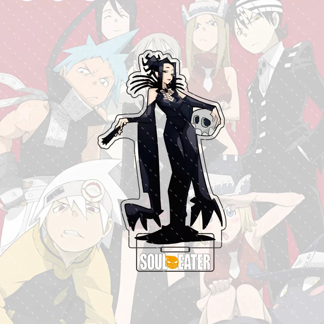 Anime Soul Eater Acrylic Standee Death the Kid Black Star Maka Figure Desk Decor Cosplay Keychain Halloween Gift 15CM
