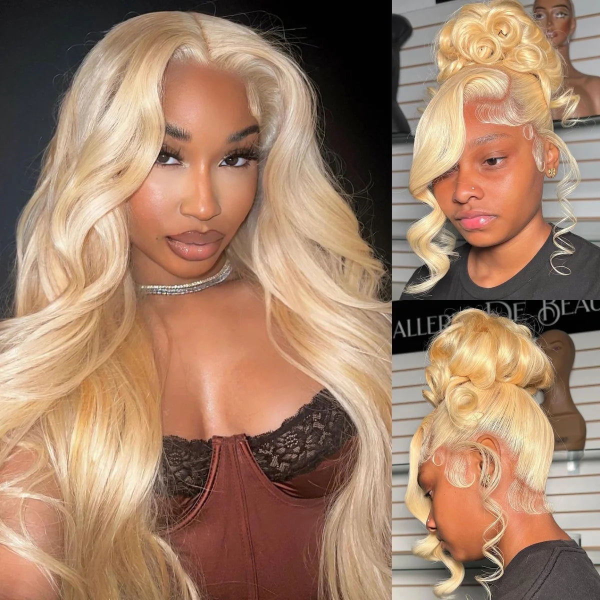 613 Blonde Invisible Strap 360 Lace Frontal Wig – Body Wave 13x6 & 13x4 HD
