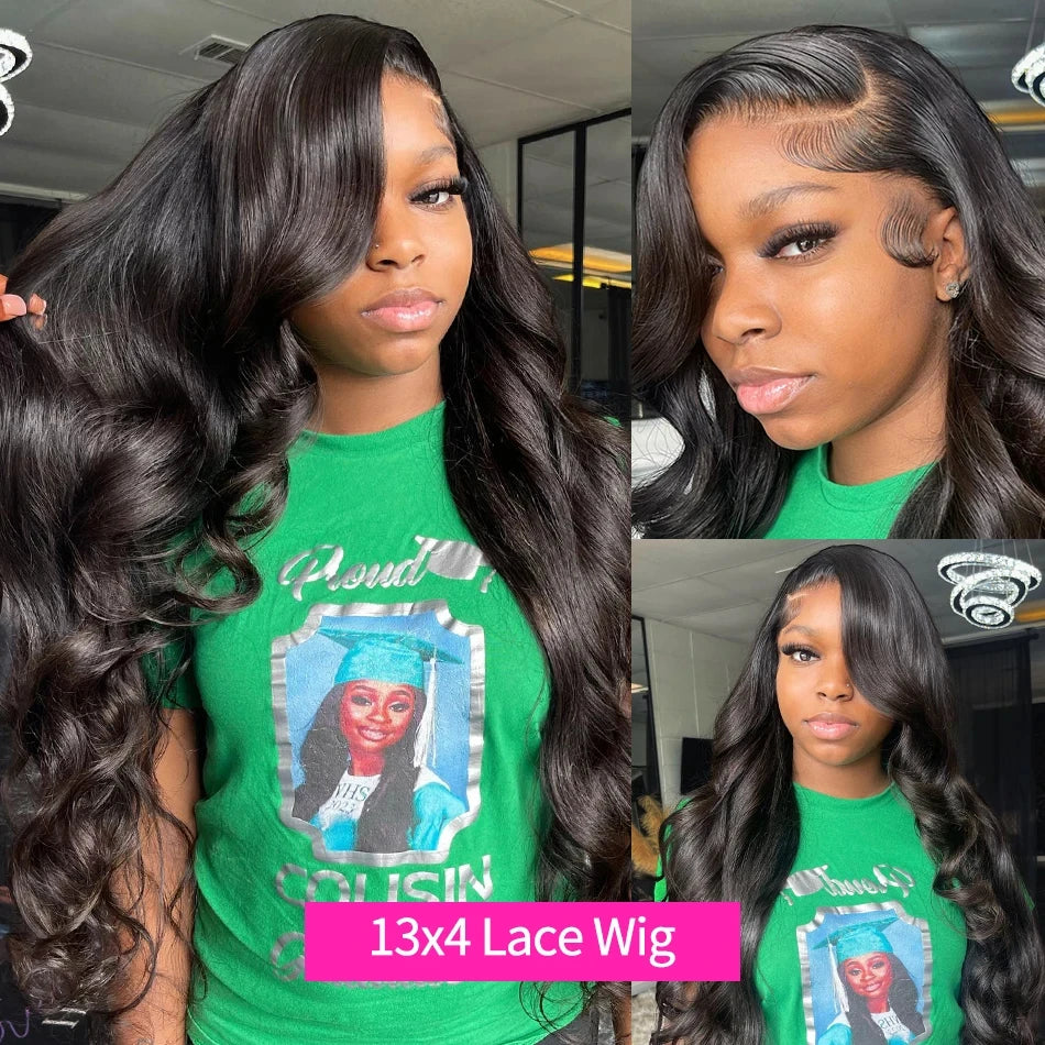 Body Wave HD Lace Frontal Wig for Black Women – Pre-Plucked 13x4 & 13x6