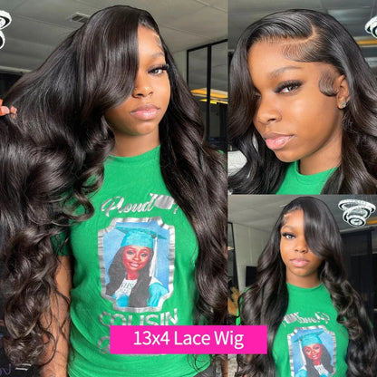 Body Wave HD Lace Frontal Wig for Black Women – Pre-Plucked 13x4 & 13x6