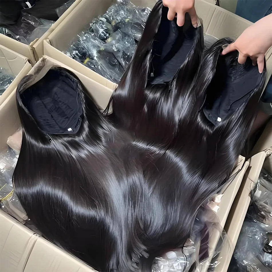 Raw Vietnamese 13x6 HD Full Lace Frontal Wig – Straight Virgin Hair, 250% Density