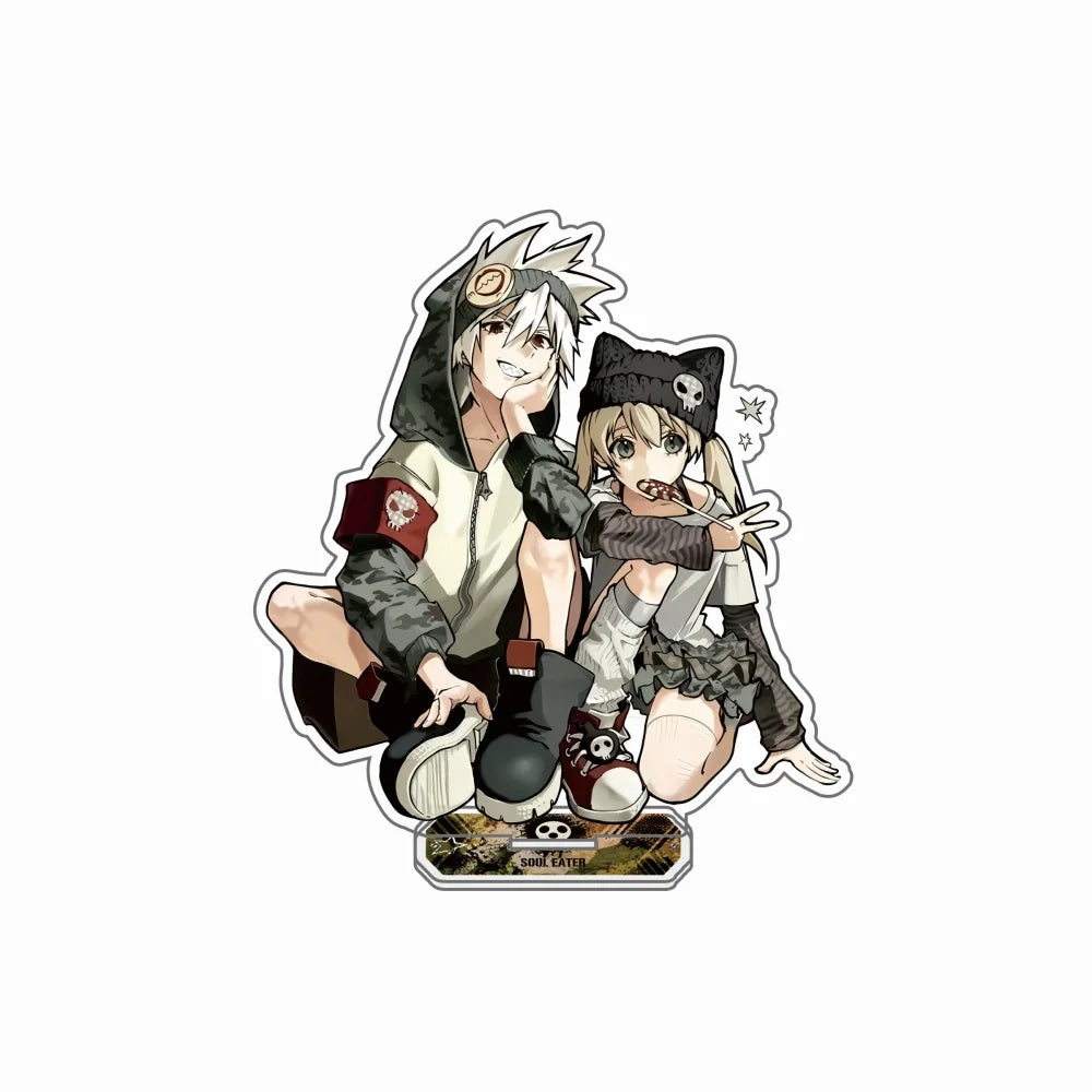 Soul Eater 15cm Acrylic Standee Anime Figure keyring Death the Kid Maka Albarn Black Star Tsubaki Desk Ornament Gift