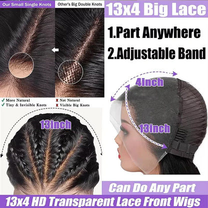 Short Deep Wave Glueless Bob Wig – 10 Inch 5x5 HD Lace Closure, 250% Density