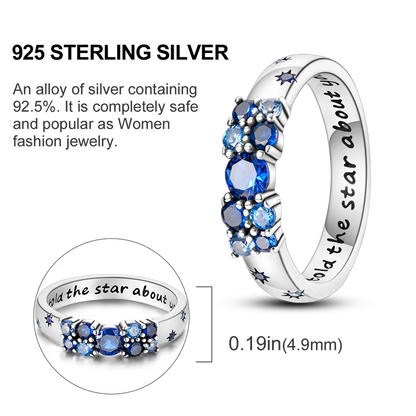 925 Sterling Silver Rings Infinite Love Sun Moon Eye Flower Ring For Women Original Wedding Ring Jewelry Gift