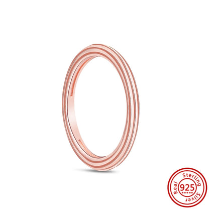 925 Sterling Silver Original Rose Gold Plated Fashion Women Ring Flower Green Zircon Design Jewelry Exquisite Wedding Gift Rings