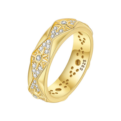 925 Sterling Silver Three-Ring Stackable Ring for Women Simple Fashion Design Fine Jewelry Perfect for Birthday Party Gift 2026