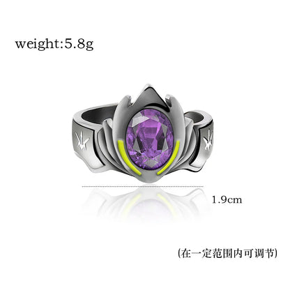 1PC Anime Code Geass Rings for Men Women Lelouch vi Britannia Adjustable Finger Ring Fans Party Jewelry Gift