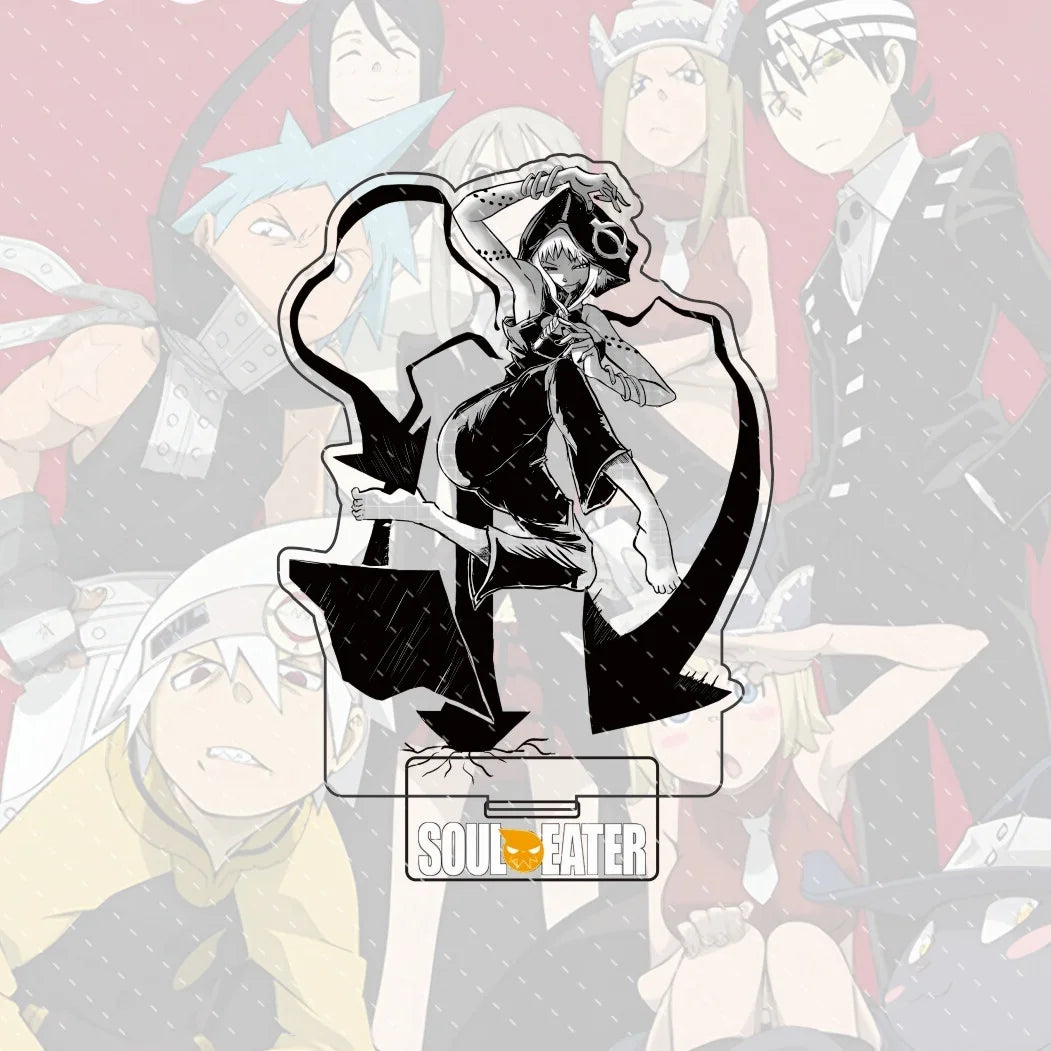 Anime“Soul Eater”Acrylic Character Tsugumi Harudori, Kid Standing Model Stand Exquisite Desktop Decoration Halloween Gift 15CM