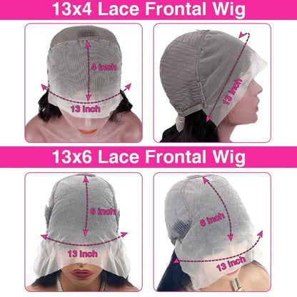 Ombre Brown Highlight P4/27 Bone Straight HD Lace Front Wig – 13x4 & 13x6