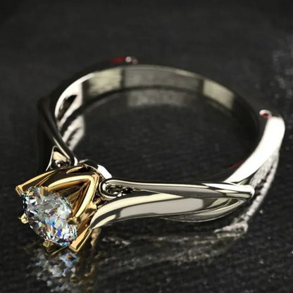 Pure 925 Sliver Ring for Women Natural Moissanit Rings with Gemstones Beautiful Jewelry Couples Wedding Accessories New Trend